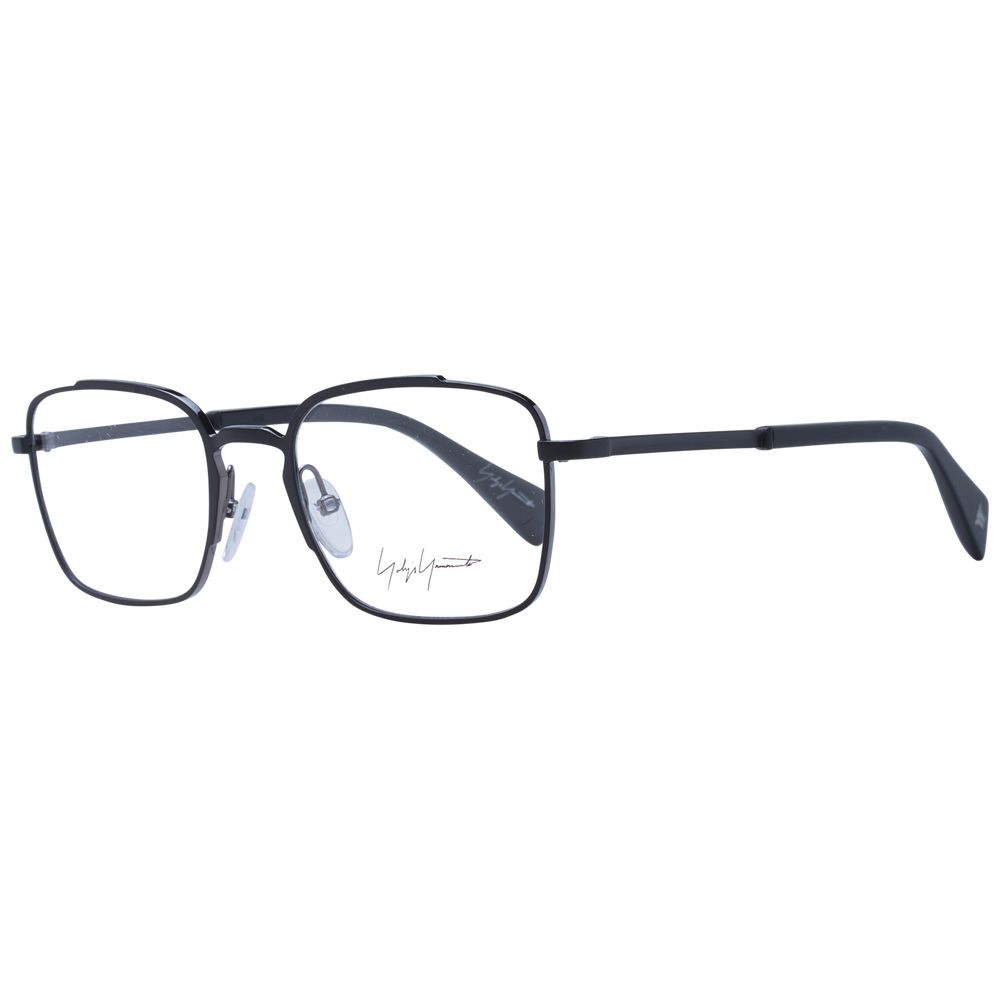 Yohji Yamamoto Brille mit schwarzem Metallrahmen