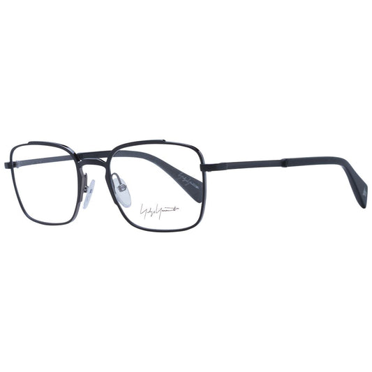 Yohji Yamamoto Brille mit schwarzem Metallrahmen