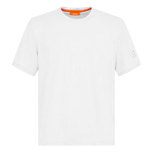 Suns Weißes Nylon T-Shirt