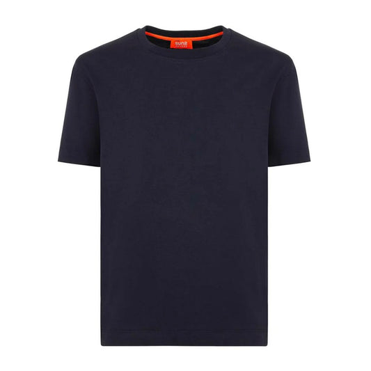 Suns T-Shirt aus blauer Baumwolle