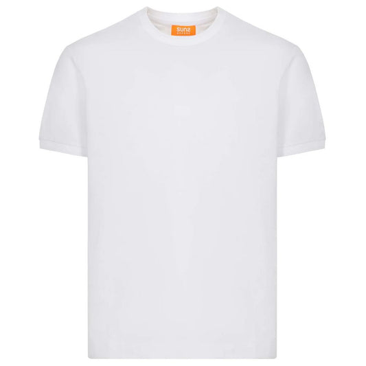 Suns T-Shirt aus weißer Baumwolle