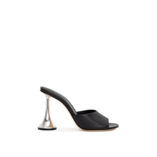 Coperni Schwarze Leder-Sandale