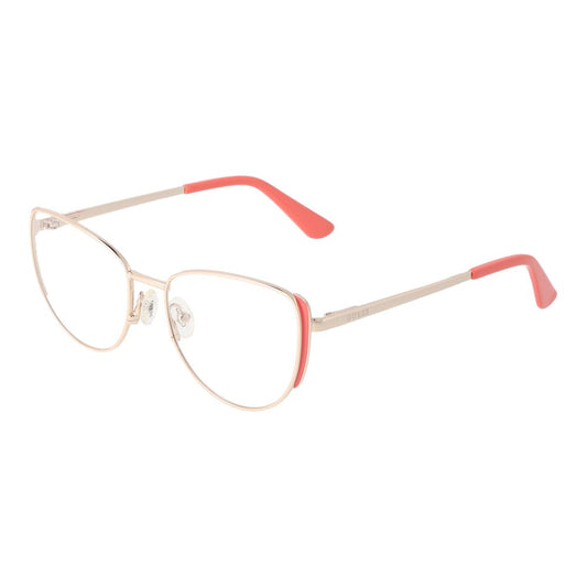 Guess Orangefarbene Metallbrille (Gestelle)