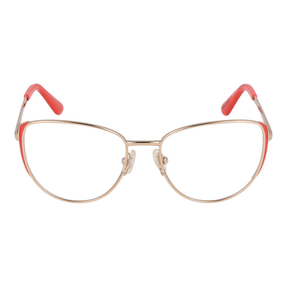 Guess Orangefarbene Metallbrille (Gestelle)
