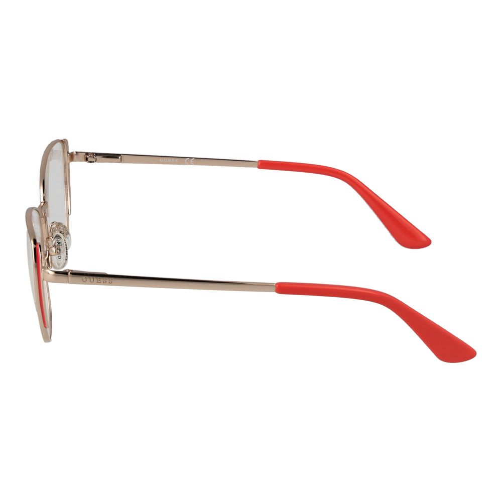 Guess Orangefarbene Metallbrille (Gestelle)