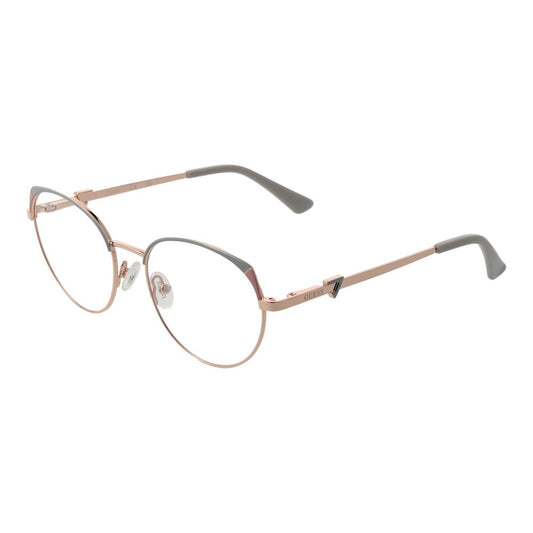 Guess Brille mit Roségold-Metallrahmen