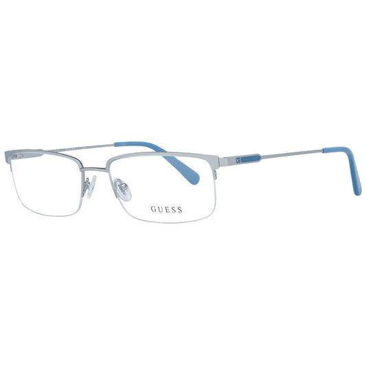 Guess Silberne optische Brillenfassungen für Männer