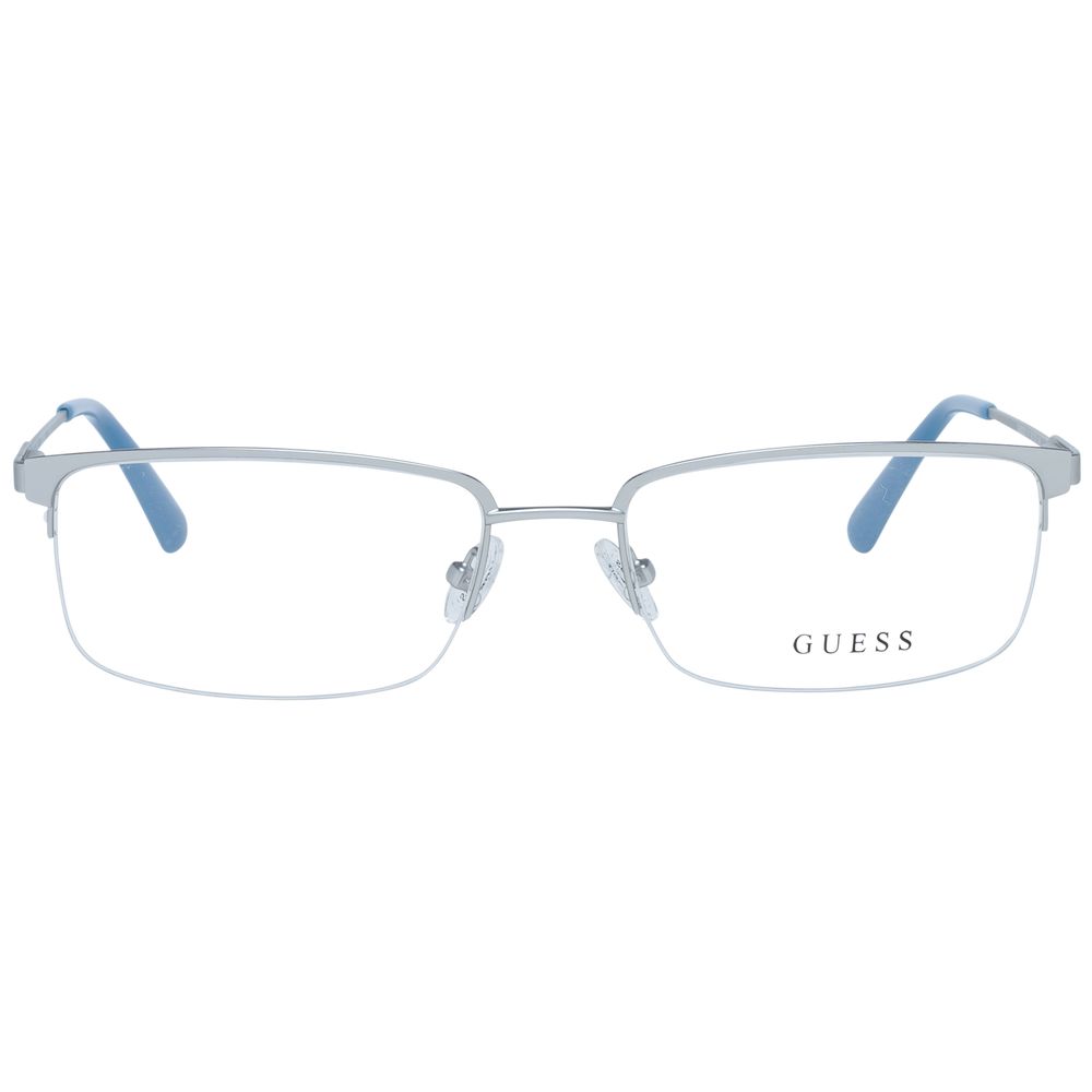 Guess Silberne optische Brillenfassungen für Männer