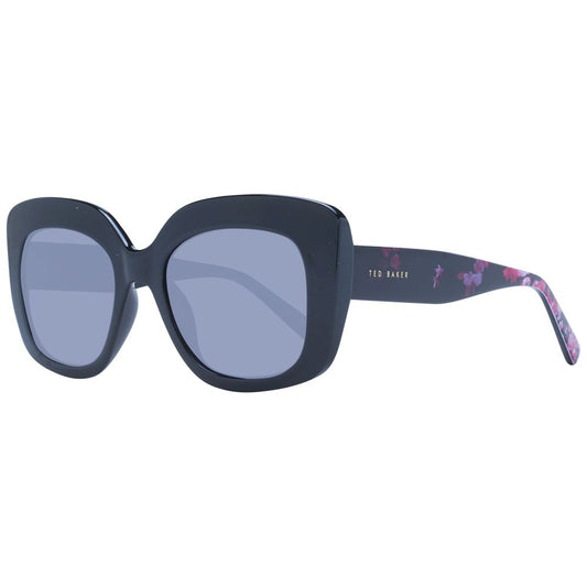Ted Baker Schwarze Acetat-Sonnenbrille