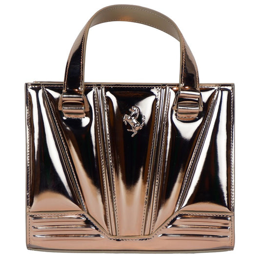 Ferrari Graue Lederhandtasche