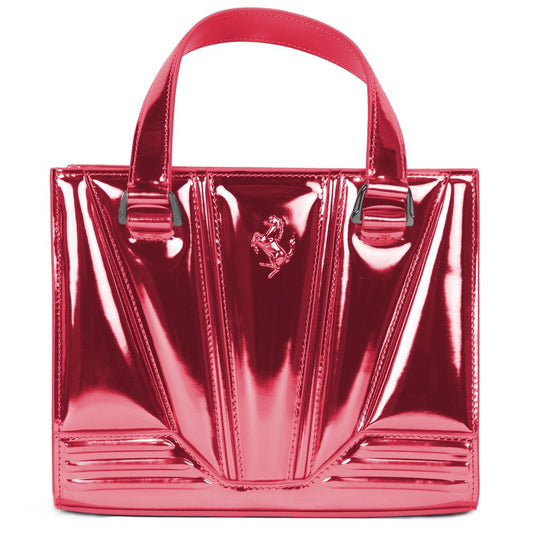 Ferrari Fuchsia Lederhandtasche