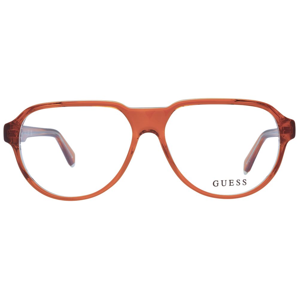 Guess Orangefarbene Brille aus Acetat (Gestell)