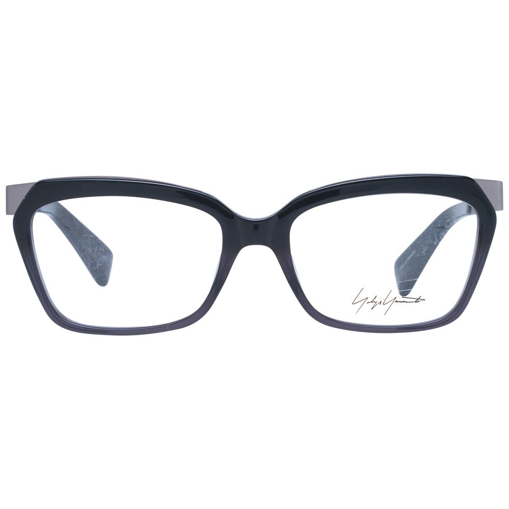 Yohji Yamamoto Schwarze Acetat-Brille (Gestell)