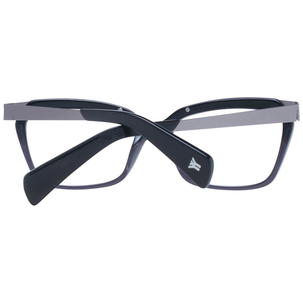 Yohji Yamamoto Schwarze Acetat-Brille (Gestell)