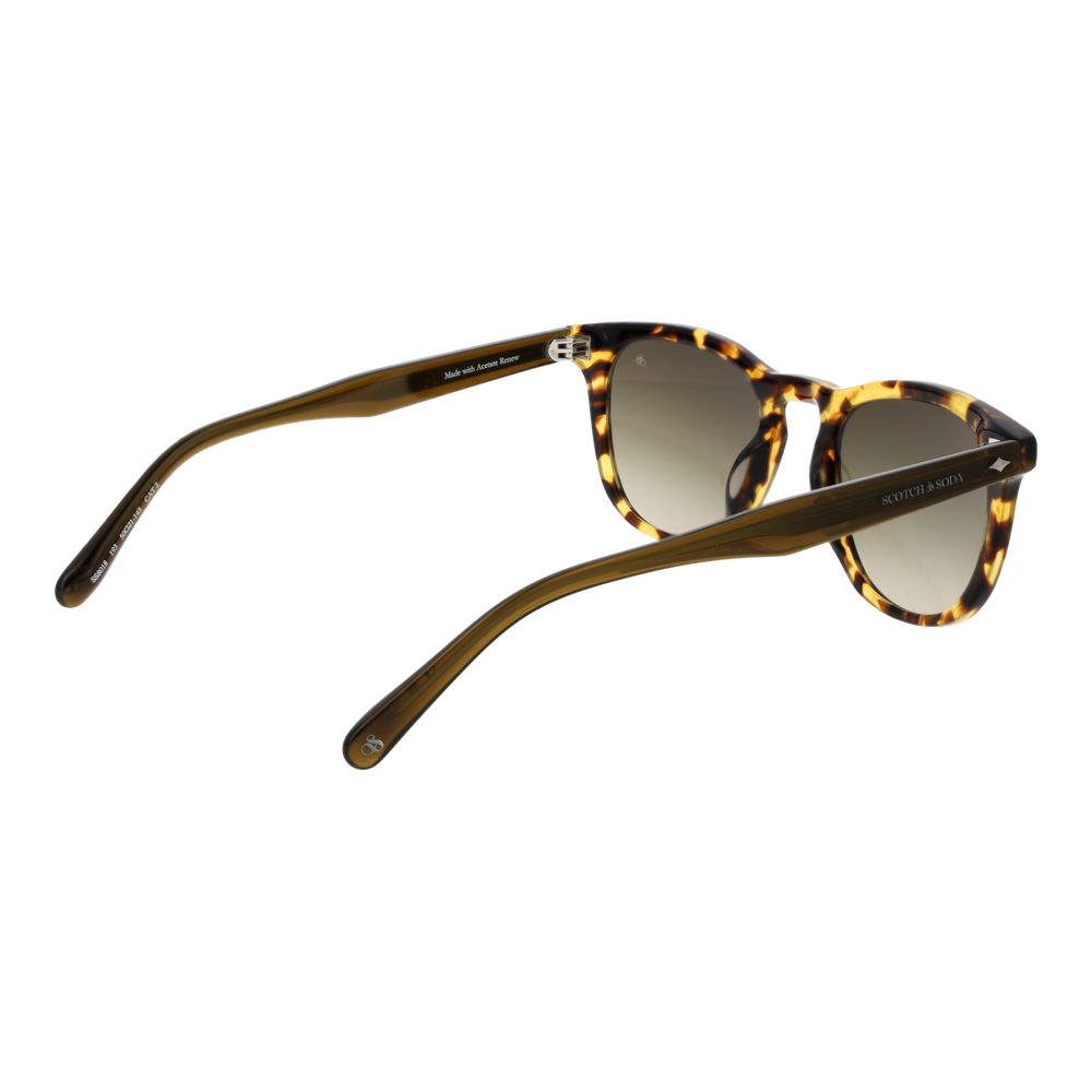 Scotch & Soda Braune Kunststoff-Sonnenbrille