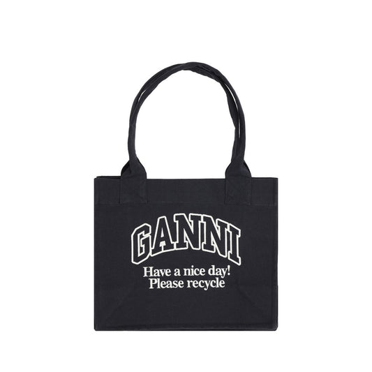 Ganni Tragetasche aus Baumwolle