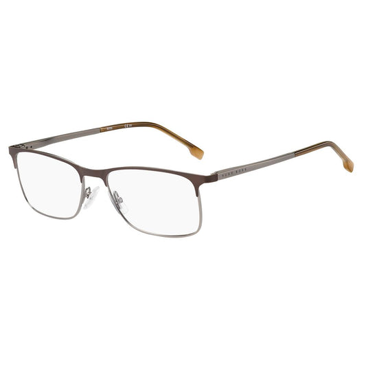 Hugo Boss Elegante Metallbrille mit Schwarz-Weiß-Akzenten (Gestelle)