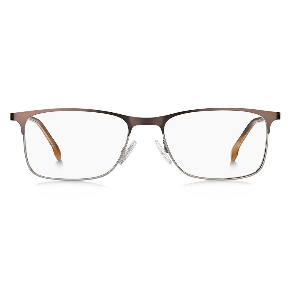 Hugo Boss Elegante Metallbrille mit Schwarz-Weiß-Akzenten (Gestelle)