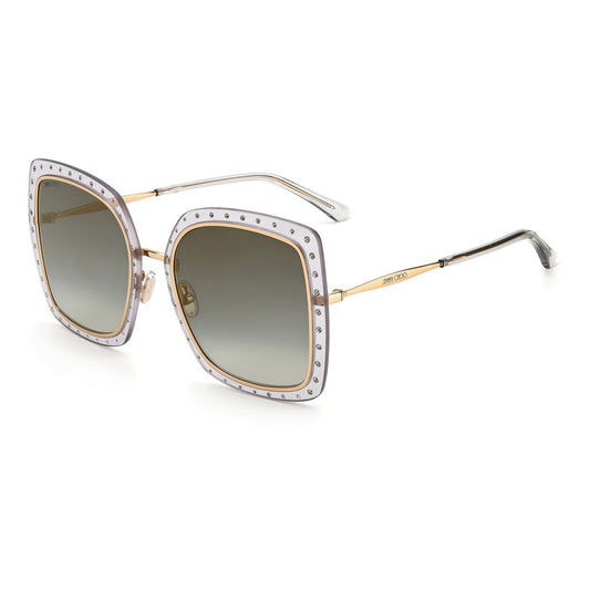 Jimmy Choo Goldene Metall-Sonnenbrille