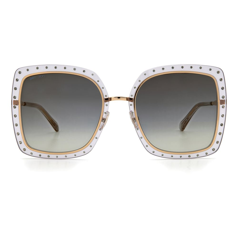 Jimmy Choo Goldene Metall-Sonnenbrille