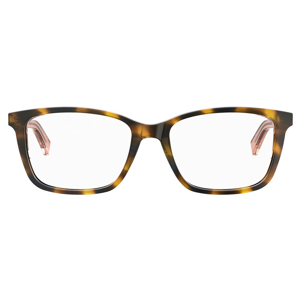 Love Moschino Braune Acetat-Brillengestelle