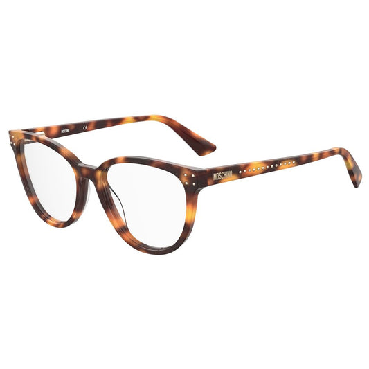 Moschino Braune Acetat-Rahmen
