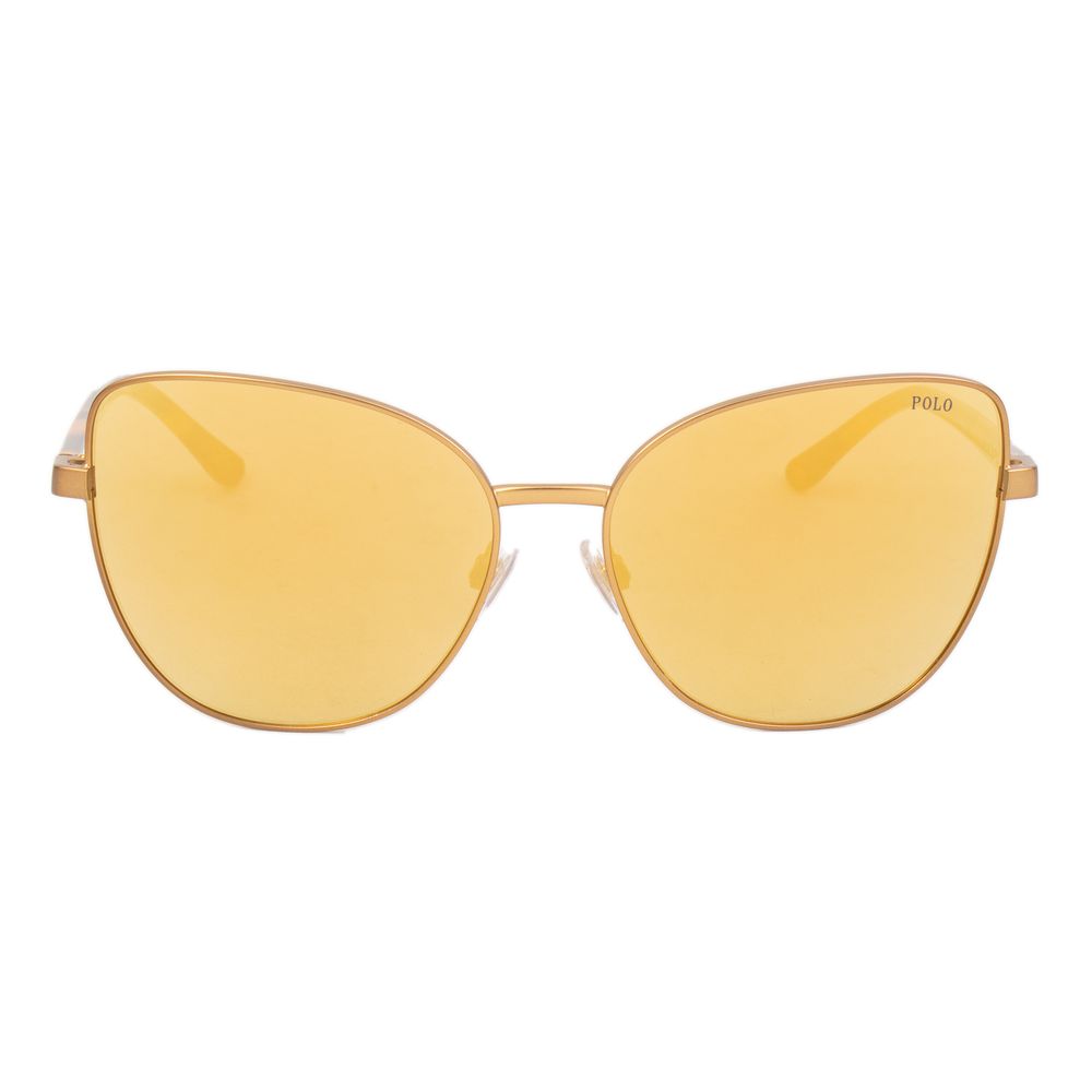 Polo Ralph Lauren Braune Metall-Sonnenbrille