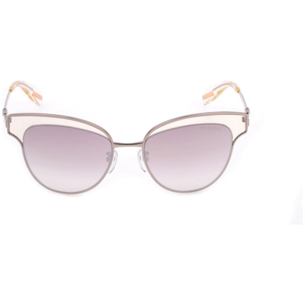 Trussardi Silberne Metall-Sonnenbrille
