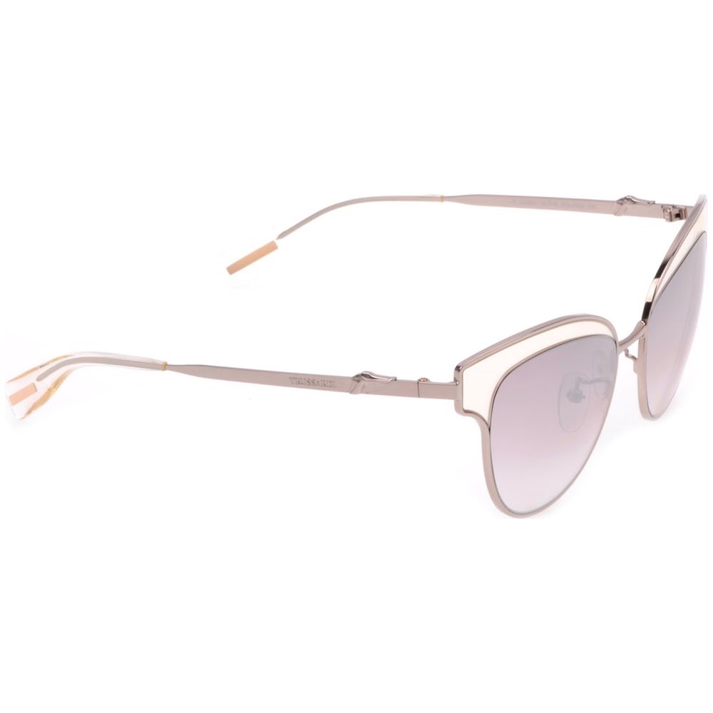 Trussardi Silberne Metall-Sonnenbrille