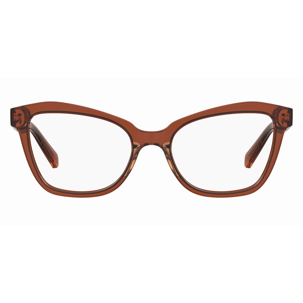 Love Moschino Gelbe Acetat-Rahmen