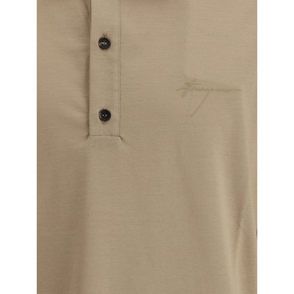 Ferragamo Polohemd mit Logo