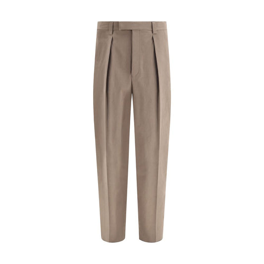 Ferragamo Hose mit weitem Bein aus Baumwolle