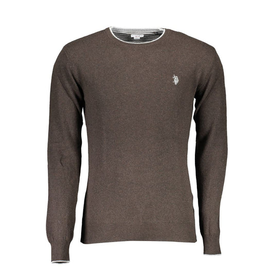U.S. POLO ASSN. Brauner Pullover aus Wolle für Männer