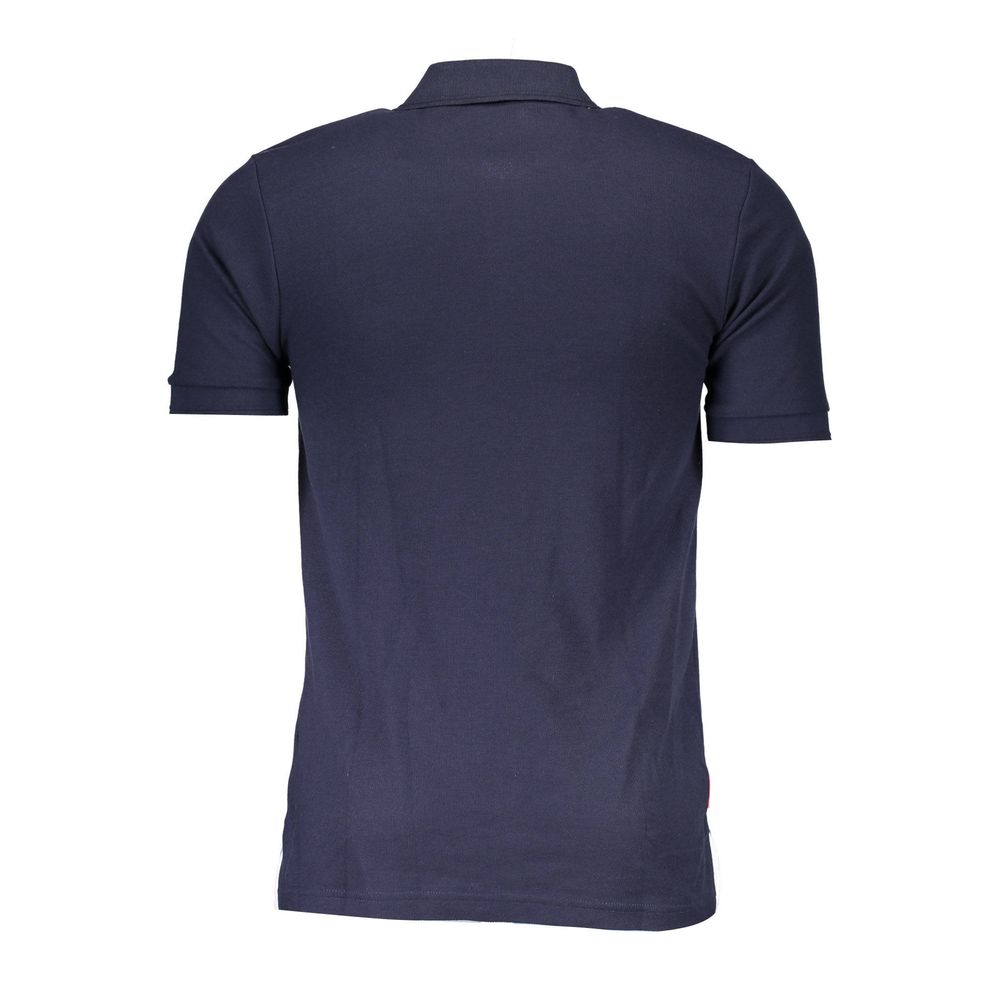Slazenger Blaues Baumwoll-Poloshirt