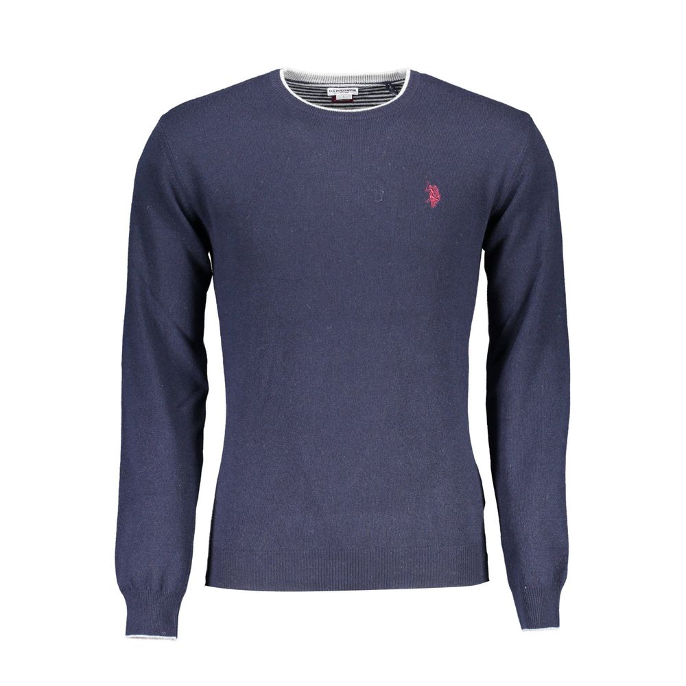 U.S. POLO ASSN. Blauer Pullover aus Wolle für Männer