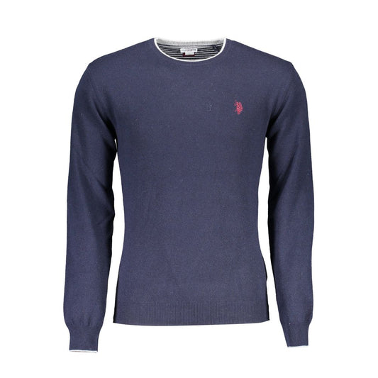 U.S. POLO ASSN. Blauer Pullover aus Wolle für Männer