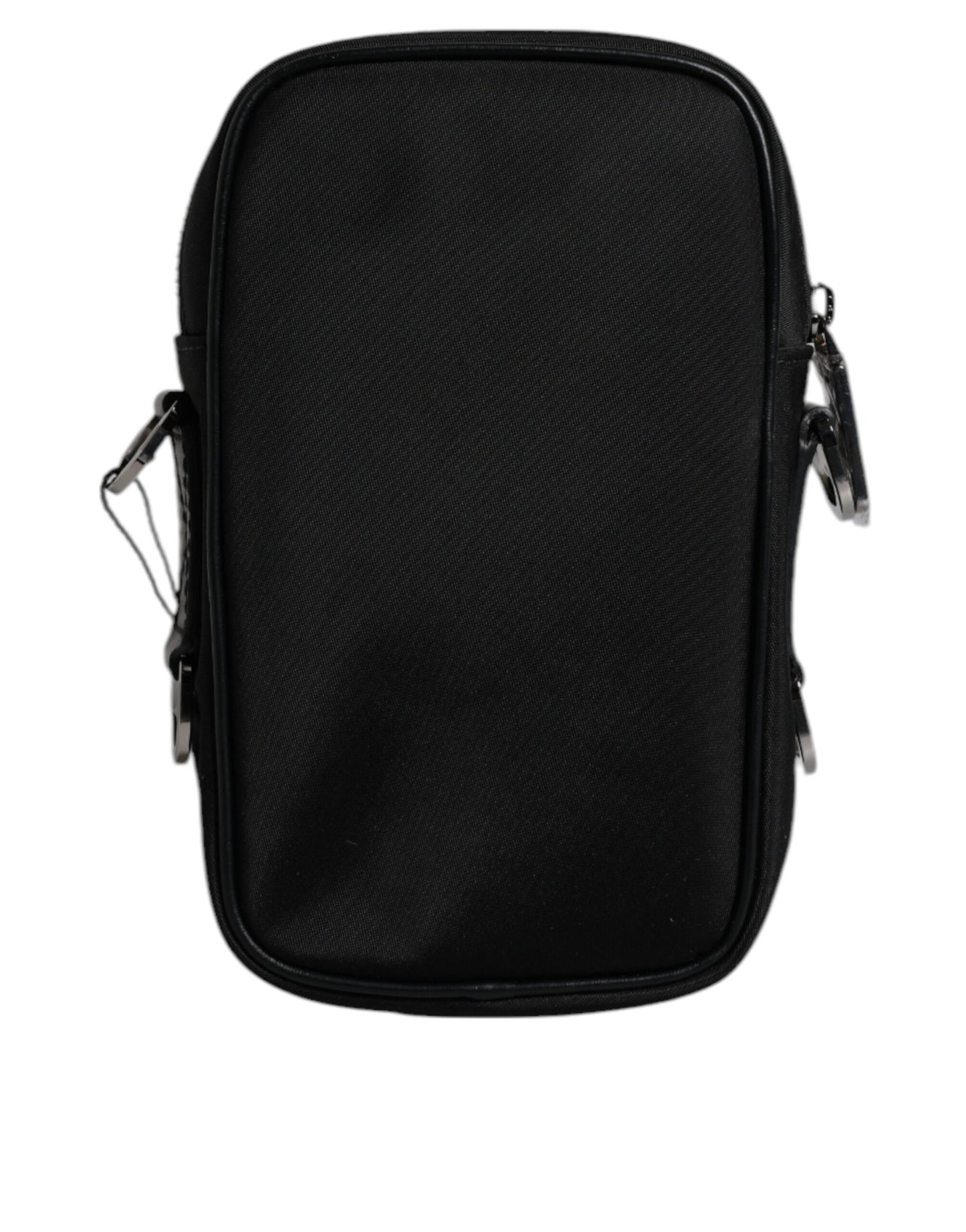 Dolce & Gabbana Multicolor Leopard Jacquard Logo Plaque Halsband Tasche