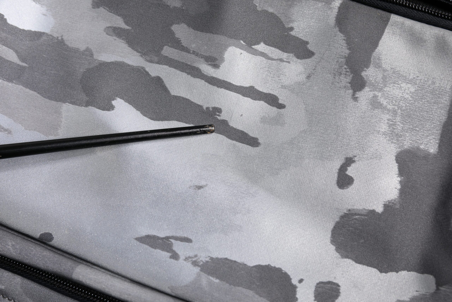 Dolce & Gabbana Graue Tarnfarben-Baumwolltasche mit mehreren Fächern Tote Bag