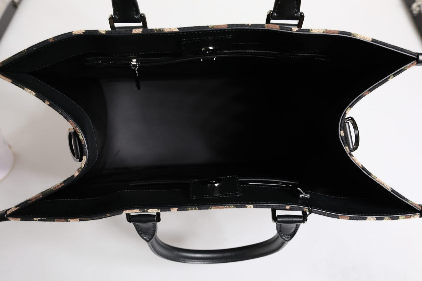 Dolce & Gabbana Multicolor Leopard Einkaufstasche Umhängetasche