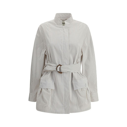 Fendi Gestreifte Hemdjacke
