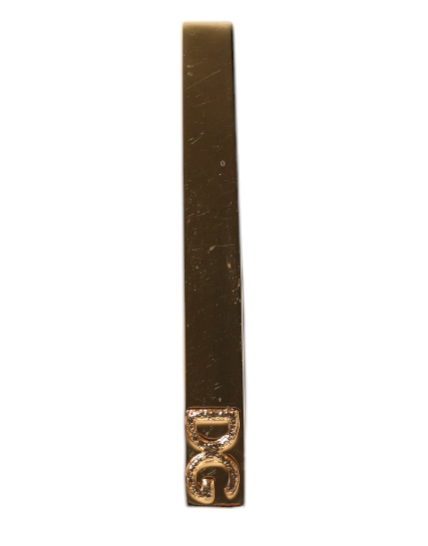 Dolce & Gabbana Goldton Messing Logo Krawattenklammer Bar