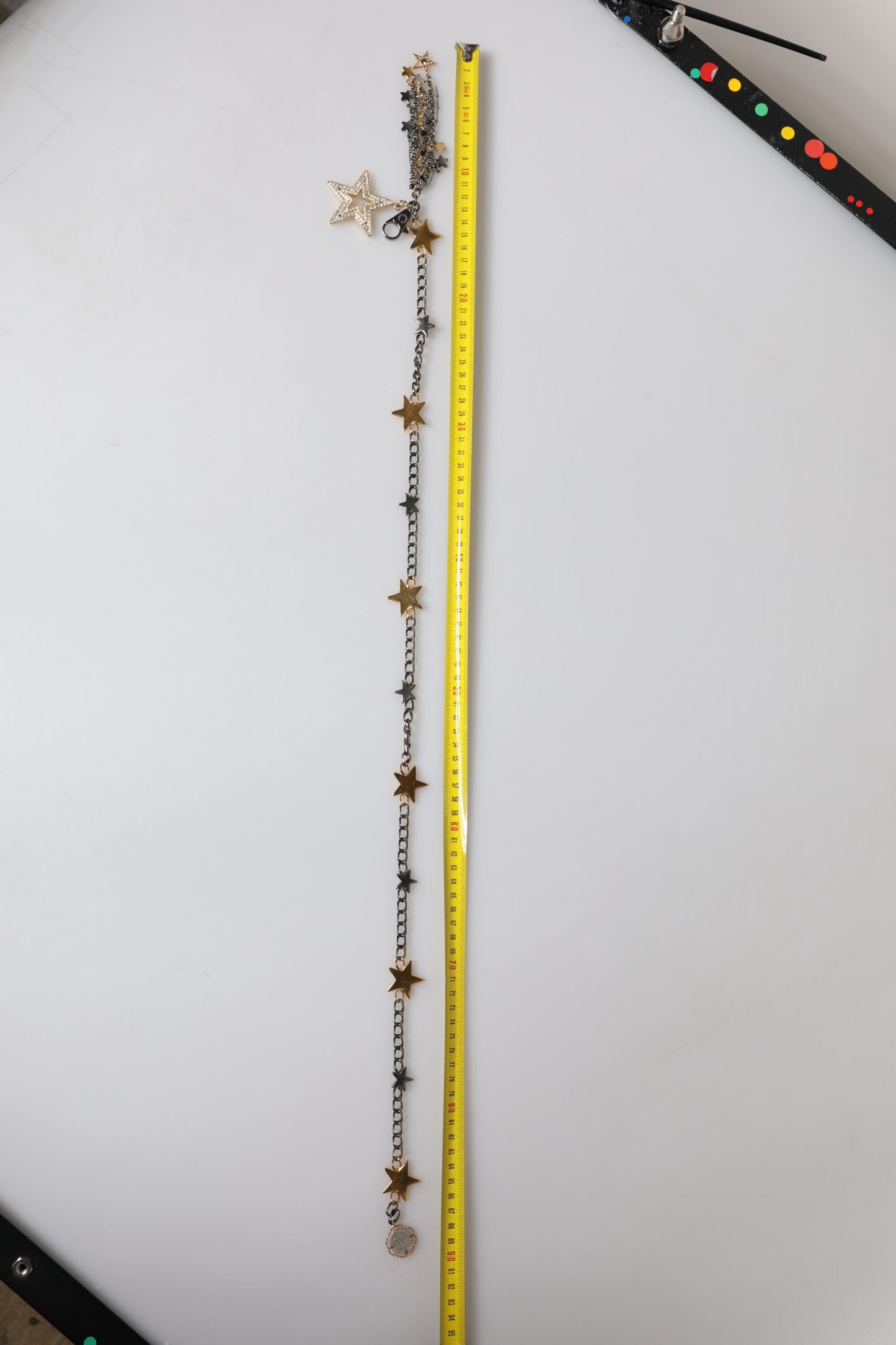 Dolce & Gabbana Silber Gold Messing verschönert Taille Kette Gürtel