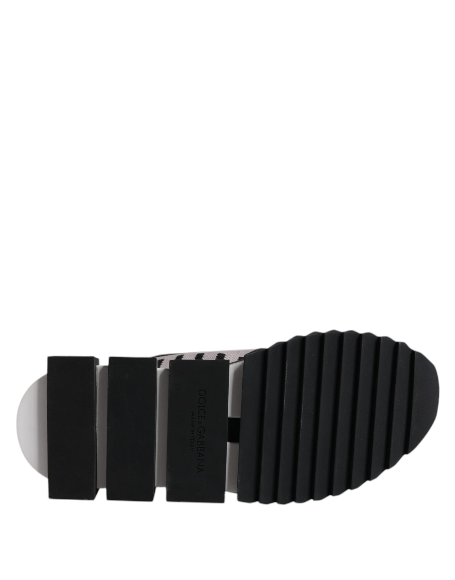 Dolce & Gabbana Schwarz Grau Sorrento Socken Frauen Turnschuhe Schuhe