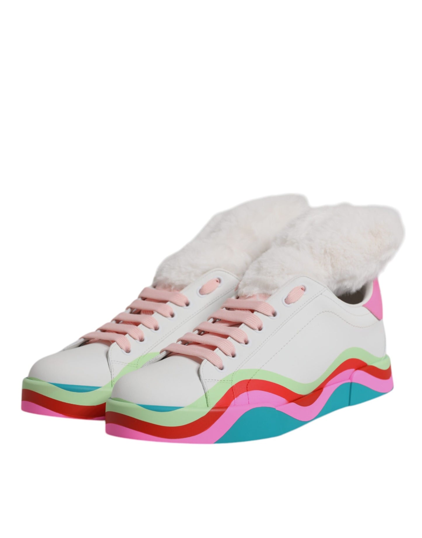 Dolce & Gabbana Multicolor Low Top Trainer Turnschuhe Schuhe