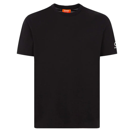 Suns Schwarzes T-Shirt aus Baumwolle