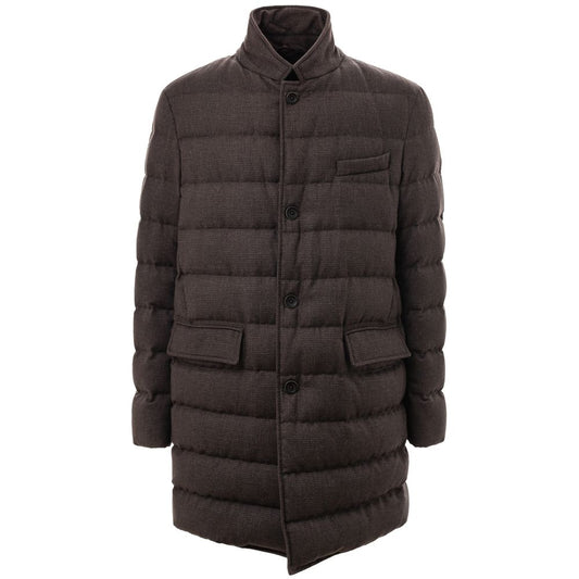 Herno Braune Wolljacken &amp