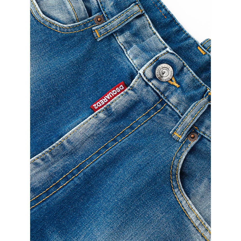 Dsquared² Blaue Baumwolljeans Denim