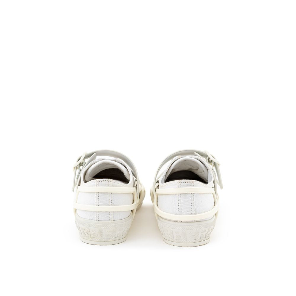 Burberry Sneaker aus weißer Baumwolle