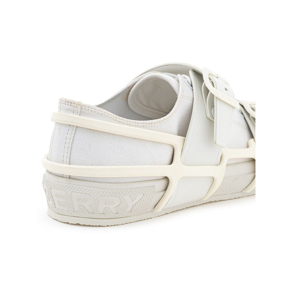 Burberry Sneaker aus weißer Baumwolle