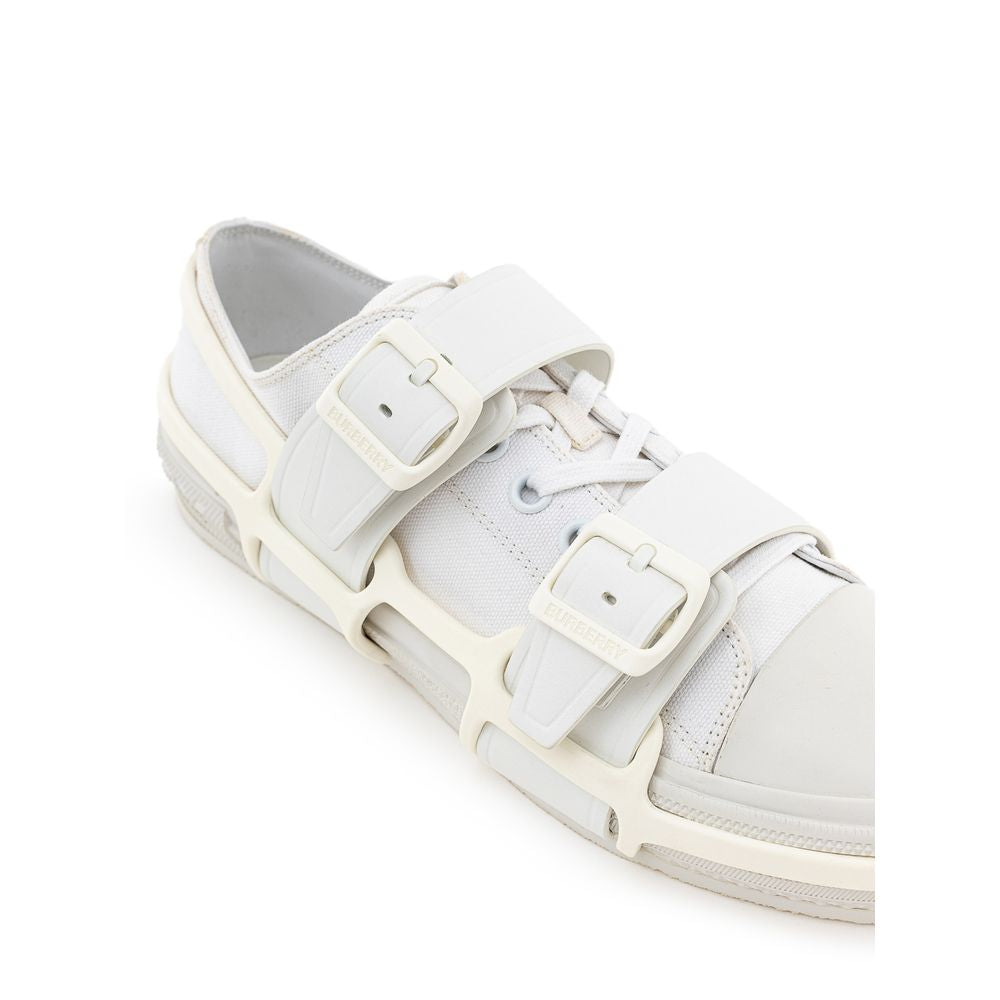 Burberry Sneaker aus weißer Baumwolle